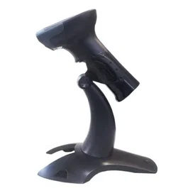 10POS Lector de Código de Barras Inalámbrico IS-300WN, Scanner 2D para 1D y 2D, Ergonomico, con Dongle USB y Soporte, Color Negro